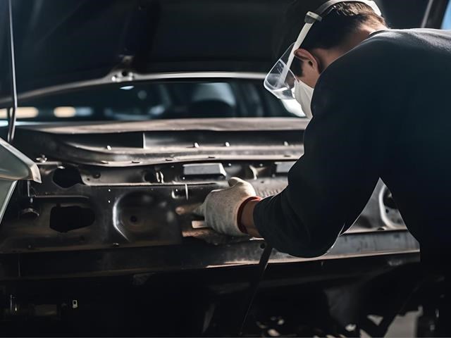 Llevamos a cabo trabajos de chapa y pintura